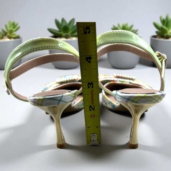 Betsey Johnson Emely Natural Ditsy Kitten Heeled Pump - Size 8 - Picture 6 of 10